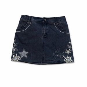 Spell & Gypsy Rare Black Mini Skirt from Spell’s Celestial Collection (Small)